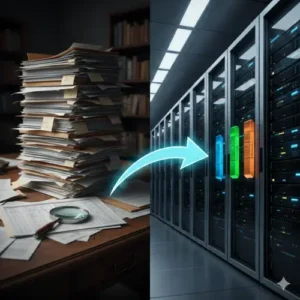 Vergleich zwischen zeilenbasierter Speicherung (Excel) und spaltenbasierter VertiPaq-Engine.