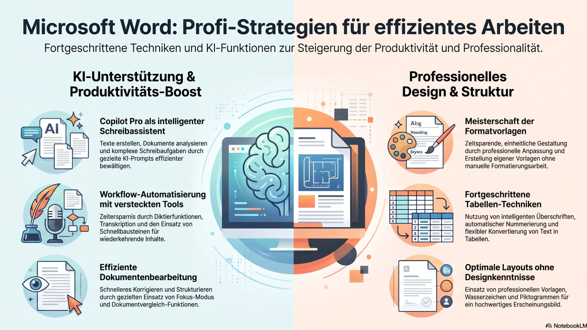 Microsoft Word – Profitipps & Praxis Produktiver arbeiten mit Microsoft Word: Praxistipps, versteckte Funktionen und Copilot für den Büroalltag